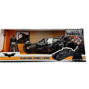 اسباب بازی ماشین فلزی بتموبیل سری The Dark Knight و فیگور بتمن با مقیاس 1:24_اسباب بازی ماشین